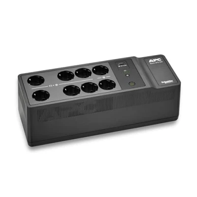 Immagine di APC UPS per casa, 500VA Backup batteria con AVR, 8X CEE 7/3 Schuko outlets(1) porta di ricarica USB, Back gruppo continuità BE500G2 GR
