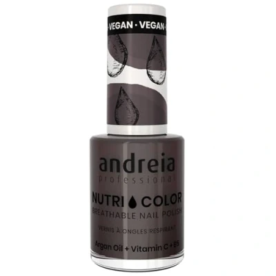 Immagine di Andreia Professional NutriColor Smalto Vegan traspirante Colore NC25 Grigio scuro 10,5 ml