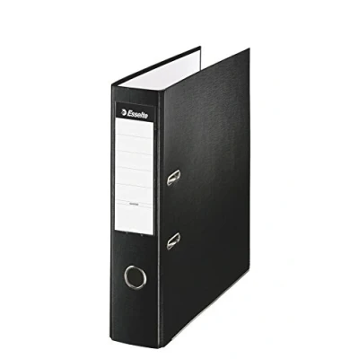 Immagine di Esselte 829768 Raccoglitore plastificato Formato fogli dorso 75 mm, nero