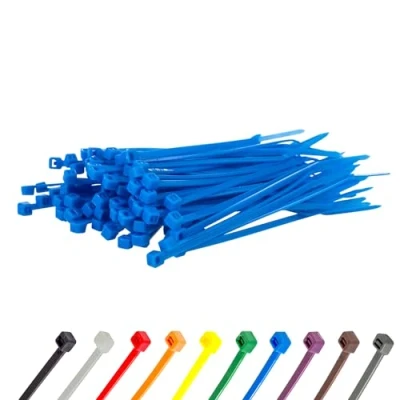 Immagine di Gocableties Fascette Plastica Blu 100 mm x 2,5 Pezzi Piccole Colorate