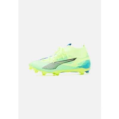 Immagine di Puma Ultra 5 Match FG/AG Scarpe da calcetto con tacchetti, Donna, Taglia: 38, Fizzy apple/white/bluemazing Tessuto / sintetico
