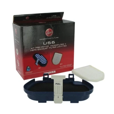 Immagine di Hoover U47 Kit filtri per cassetta ciclonica: 1 microfiltro (integrato nella ciclonica) + spugna.