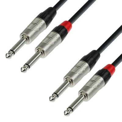 Immagine di Adam Hall Cables 4 STAR TPP 0600 Cavo audio REAN 2 x jack mono da 6,3 mm a 6 m