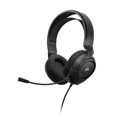 Immagine di Corsair HS35 v2 Multipiattaforma Cuffie Gaming con Cavo Microfono Omnidirezionale Flessibile Universale da 3,5 mm PC, Mac, PS5, PS4, Xbox, Nintendo Switch, Mobil Carbonio
