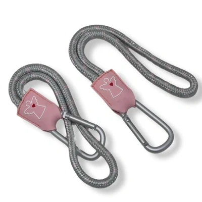 Immagine di TANNDESIGN 2 ganci universali per passeggino il fissaggio di borsa, zaino, borsa e pannolini gancio con a moschettone 8 mm spessore supporto