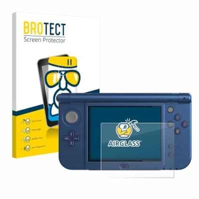 Immagine di brotect Pellicola Protettiva Vetro per Nintendo New 3DS XL (Display inferiore) Protezione Schermo [Durezza Estrema 9H, Chiaro]