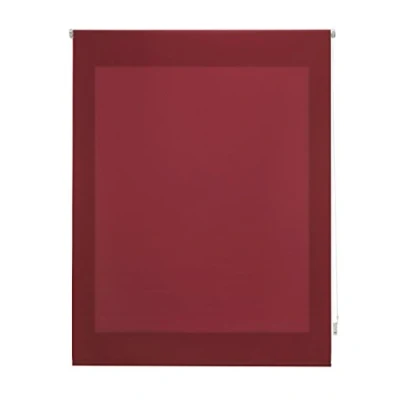 Immagine di Uniestor Tenda a rullo traslucida tinta unita Rosso bordeaux, 140 x 250 cm (Larghezza Altezza) Dimensioni del tessuto 137 245 cm. avvolgibile