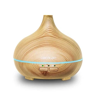 Immagine di Cecotec Umidificatore ad ultrasuoni e diffusore di aromi con timer Pure Aroma 150 Yang Capacità ml, 3 ore, 7 colori LED, funzione aromaterapia, ultra silenzioso