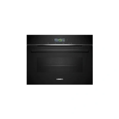 Immagine di Siemens CB774G1B1 iQ700 forno compatto da incasso, larghezza 59,4 cm, assistente per con controllo vocale, humidClean Plus, TFT Full Touch Display cookControl Plus
