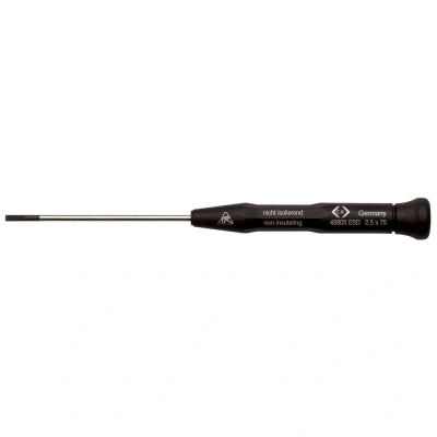 Immagine di C.K Xonic ESD Cacciavite a taglio Larghezza della lama: 1.2 mm Lunghezza 60 DIN EN 61340 2