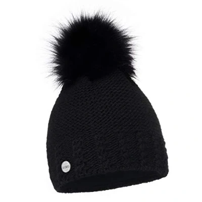Immagine di ELIMELI berretto invernale da donna in maglia con pompon, realizzato UE