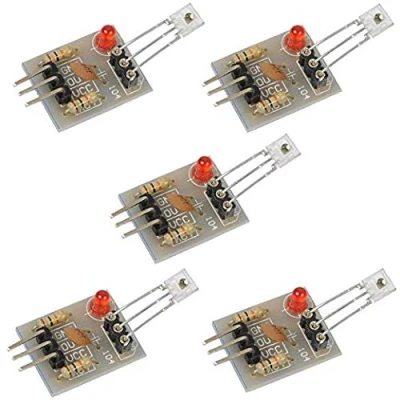 Immagine di iHaospace 5V Laser Recevier Sensor Module Relay Switch for Arduino (Pack of 5)