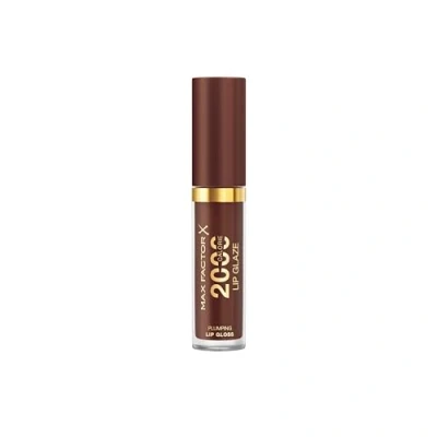 Immagine di Max Factor 2000 Calorie Lip Glaze, brillante gloss colorato, arricchito da un complesso nutriente con Acido Ialuronico e Squalane, formula vegana, 180 Chocolate Glow, 4,4 ml