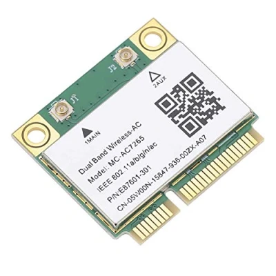 Immagine di MC AC7265 Mini PCI E Card 802.11a/b/g/n/ac Gigabit Dual band Bluetooth 4.2 Scheda di rete wireless 1200M 2.4/5G a mezza altezza per win7/win 8/win 10
