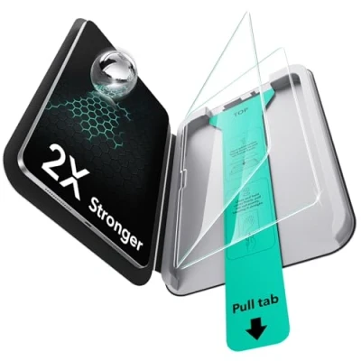 Immagine di ESR 2 Pezzi Pellicola Protettiva per iPad Pro 11 M4 (2024), Vetro Temperato 9H, Supporto UltraFit, Apple Pencil, Resistente ai Graffi, Chiarezza HD, Senza Bolle