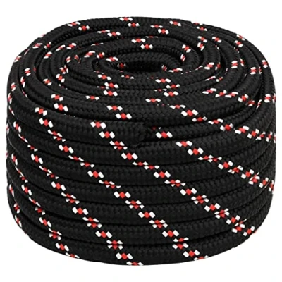 Immagine di vidaXL Corda Nautica Nera 20 mm 50 m in Polipropilene