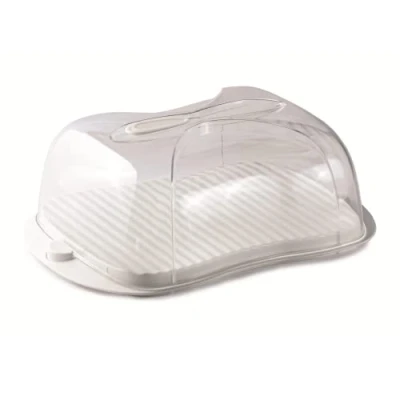 Immagine di Snips Box Formaggio3 LT Campana Trasparente Vassoio Bianco Coltellino Made in Italy 0% BPA e phthalate Free, 000862