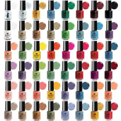 Immagine di Beauty4Britain Set Smalto Envie de Color Collezione Completa di 48 Colori Luminosi, Perlati, Pastello e Classici in una Confezione da Designer (Set A+B Colori)
