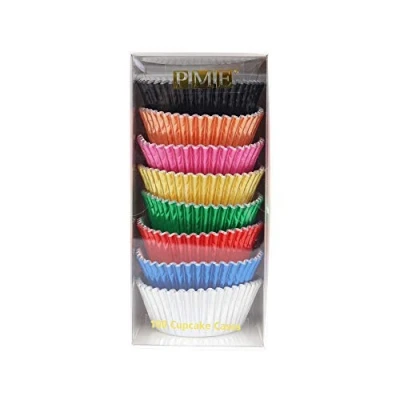 Immagine di PME BC950 confezione da 100 custodie assortite in lamina metallizzata, 8