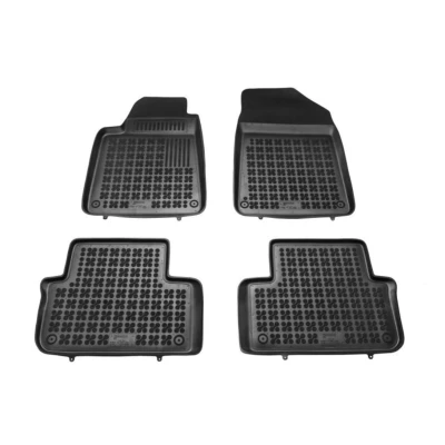 Immagine di REZAW PLAST 201301 Set tappetino Gomma anteriore e posteriore 4 nero Su misura PEUGEOT: 407 SW, Sedan