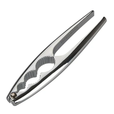 Immagine di Fackelmann 48218 Premium, schiaccianoci e crostacei, Acciaio Cromato, Argento, 17,5 x 4 1,3 cm, Grigio