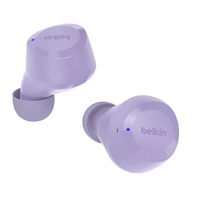 Immagine di Belkin SoundForm Bolt Auricolari true wireless, earbud wireless con 28 ore di batteria, modalità Mono, resistenza a sudore e’acqua (IPX4), cuffie Bluetooth microfono per iPhone, Galaxy e altri