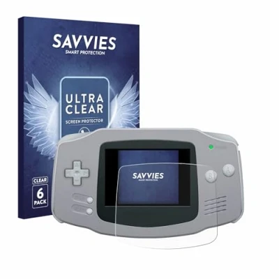 Immagine di savvies (6 Pezzi Pellicola Protettiva per Nintendo Gameboy Advance GBA Protezione Schermo Trasparente