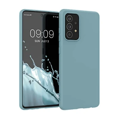 Immagine di kwmobile Custodia Compatibile con Samsung Galaxy A52 / 5G A52s Cover Back Case per Smartphone in Silicone TPU Protezione Gommata artic night