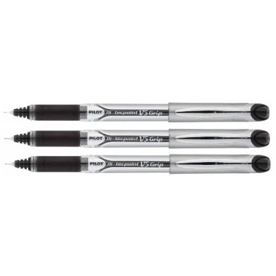Immagine di Pilot Hi Tecpoint V5 Grip Penna stick a sfera Nero 3pezzo(i)