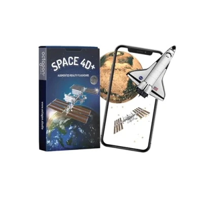 Immagine di Octagon Studio Space 4D+ Carte di Realtà Aumentata: Esplora l&#039;Universo con 26 Schede Spaziali, App Gratuita in 17 Lingue, Modalità Foto, Confronto Dimensioni e Tour VR