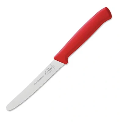 Immagine di F. DICK coltello multiuso ProDynamic con taglio ondulato (coltello da cucina rosso, lunghezza lama 11 cm, universale, acciaio X55CrMo14, durezza 56 HRC) 85 015 112 03