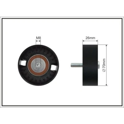 Immagine di Galoppino/Guidacinghia, Cinghia Poly V CAFFARO 264 03 SC