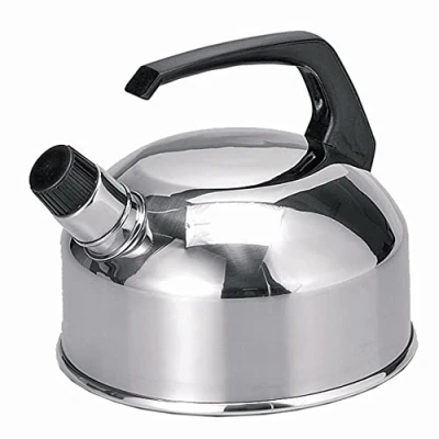 Immagine di Krüger Flute Kettle Kiel 2,3 l Ø20cm acciaio inossidabile, Bollitore, Argento