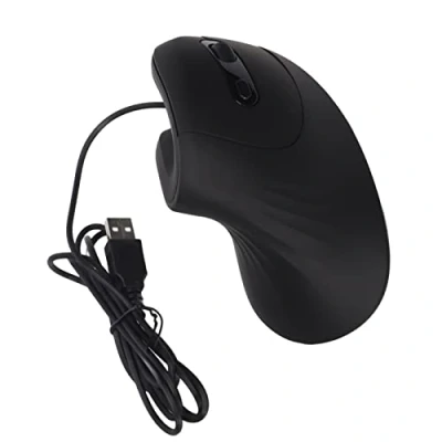 Immagine di Garsent Mouse Verticale Cablato, Ergonomico Silenzioso, 800/1200/2400/3200 DPI, 6 Pulsanti, sensibilità Efficiente, per PC, Laptop