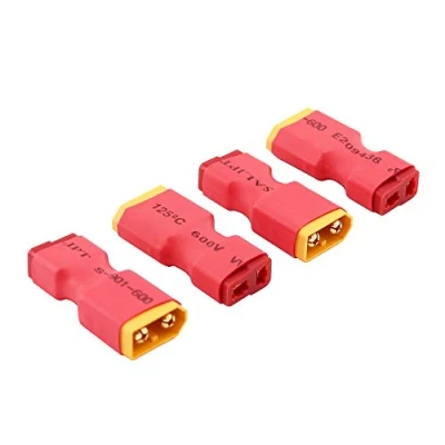 Immagine di OliRC 4 Pezzi No Fili Connettore : Maschio XT60 XT 60 a Femmina T Plug Deans Style Connector Adapter (C15 4)