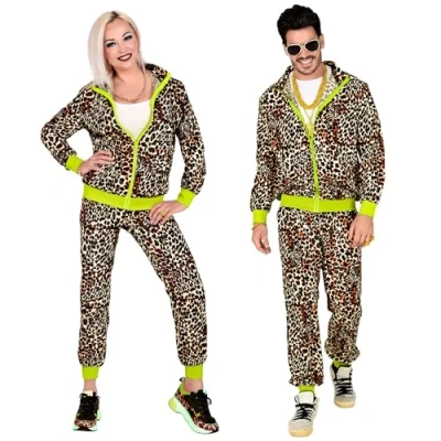 Immagine di &quot;80&#039;s LEOPARD SHELL SUIT&quot; (jacket, pants) (S)