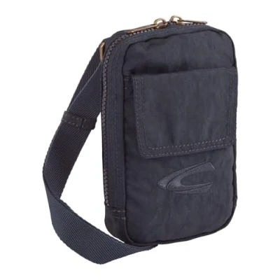 Immagine di camel active bags Journey Borsa a Tracolla da Uomo, Blu scuro, 11,5 x 4 19,5, con cerniera