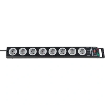 Immagine di Brennenstuhl 1153380118 Multipresa con interruttore 8 scomparti Nero Schuko 1 pz.
