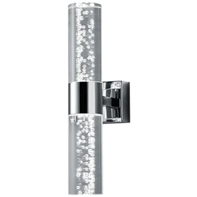 Immagine di Trio 282410206 Lampada da Bagno, Cromata, in Acrilico Trasparente, con LED Bubbles