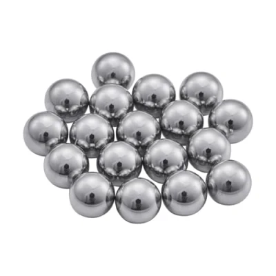 Immagine di Shimano Y00091370, Set 18 Sfere 1/4 in Acciaio Inox, Argento,