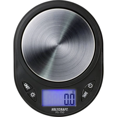 Immagine di VOLTCRAFT PS 750 Bilancia di precisione Portata max. g Risoluzione 0.1 a batteria Nero