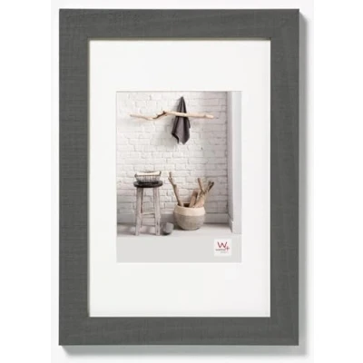 Immagine di walther design grigio 60 x 90 cm con passe partout, Cornice in legno per la casa HO090D