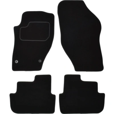 Immagine di MAMMOOTH A041 PGT165 PRM 01 Set tappetino Tessile anteriore e posteriore 4 nero PEUGEOT: 308 I CC