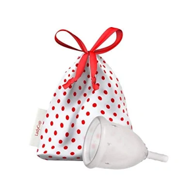 Immagine di LadyCup Lady cup coppa mestruale trasparente taglia S 40 mm