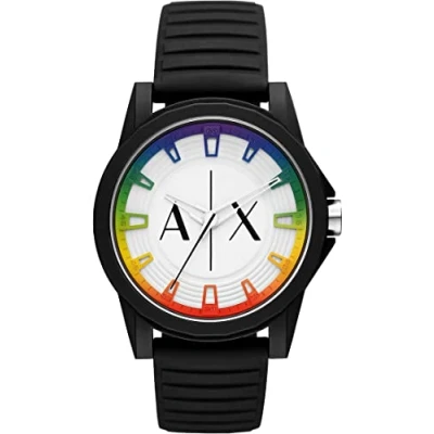 Immagine di Armani Exchange Analog Quarz Orologio, Uomo, Taglia: One Size, Schwarz