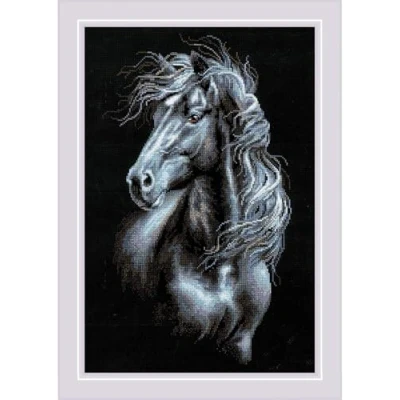 Immagine di Breeze Through Mane Counted Cross Stitch Kit 11.75&quot;X17.75&quot; 14 Count