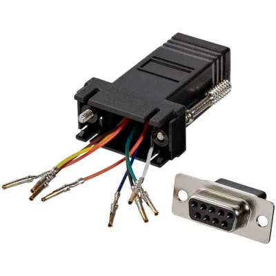 Immagine di StarTech.com GC98FF Adattatore Modulare da DB9 a RJ45, F/F, Nero
