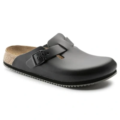 Immagine di Birkenstock Clogs Boston Ciabattine, Taglia: 41, Black Pelle