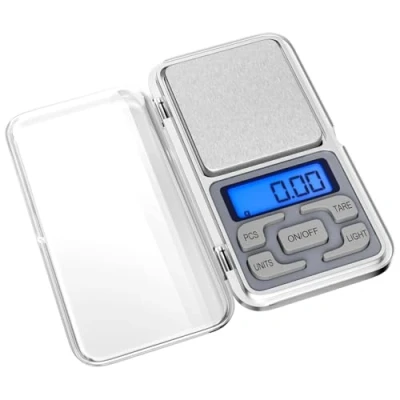 Immagine di Fousenuk Bilancia da Cucina, Bilancino Digitale High Precision 500g /0.01g di Precisione con Display Retroilluminato a LCD e Funzione Tara, Elettronica per Casa Cucina