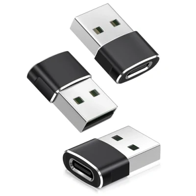 Immagine di BASESAILOR Adattatore USB C a,USB Femmina a 2.0 Maschio 4 Pezzi per Apple Watch 8 9,iPhone 14 15 16 Pro Max,SE,iPad 10 Generazione Mini 6 Air 5,Samsung Galaxy Z Flip Fold 5 A54 S24 S23 S22